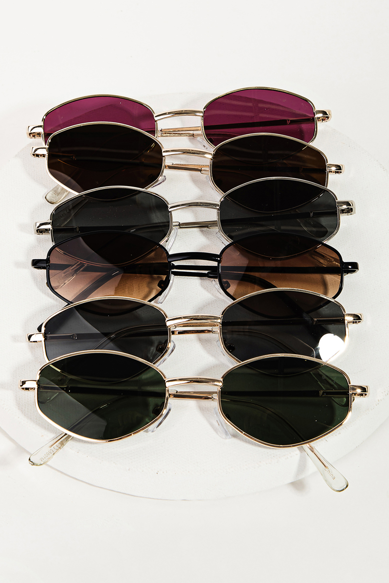 Assorted Oval Metal Frame Sunglasses Set Questions & Answers