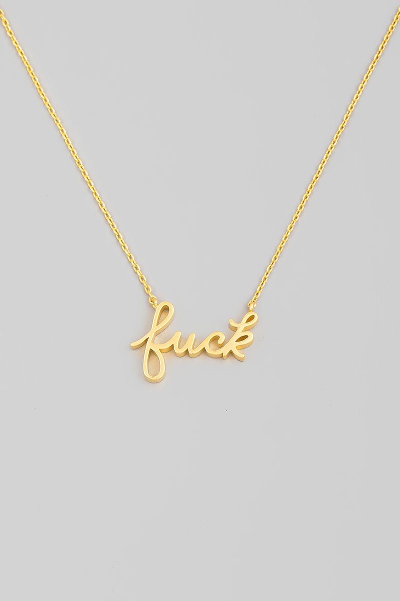 What is the description of a pendant necklace?