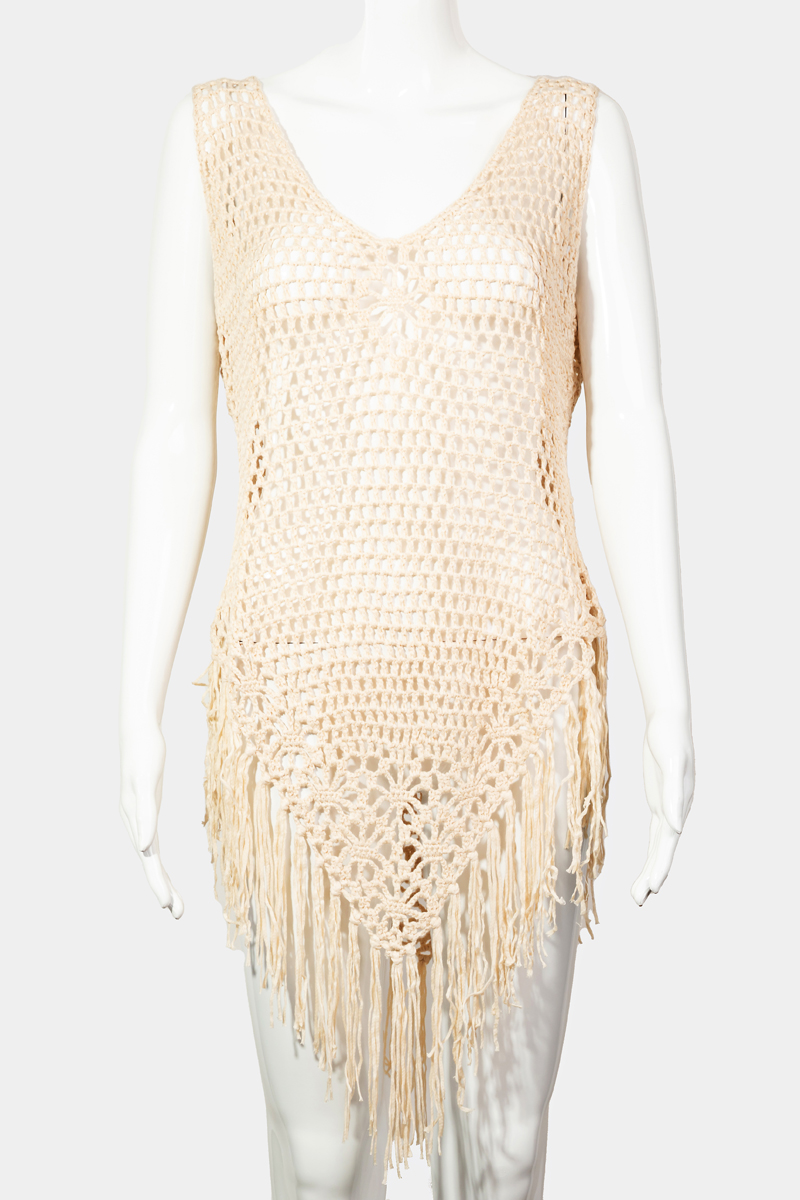 Knitted Fringe Hem Cover Up Questions & Answers