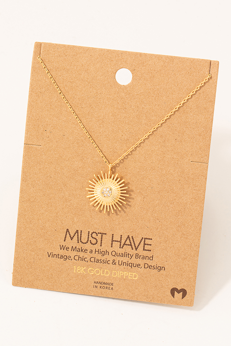 Where is the necklace made?