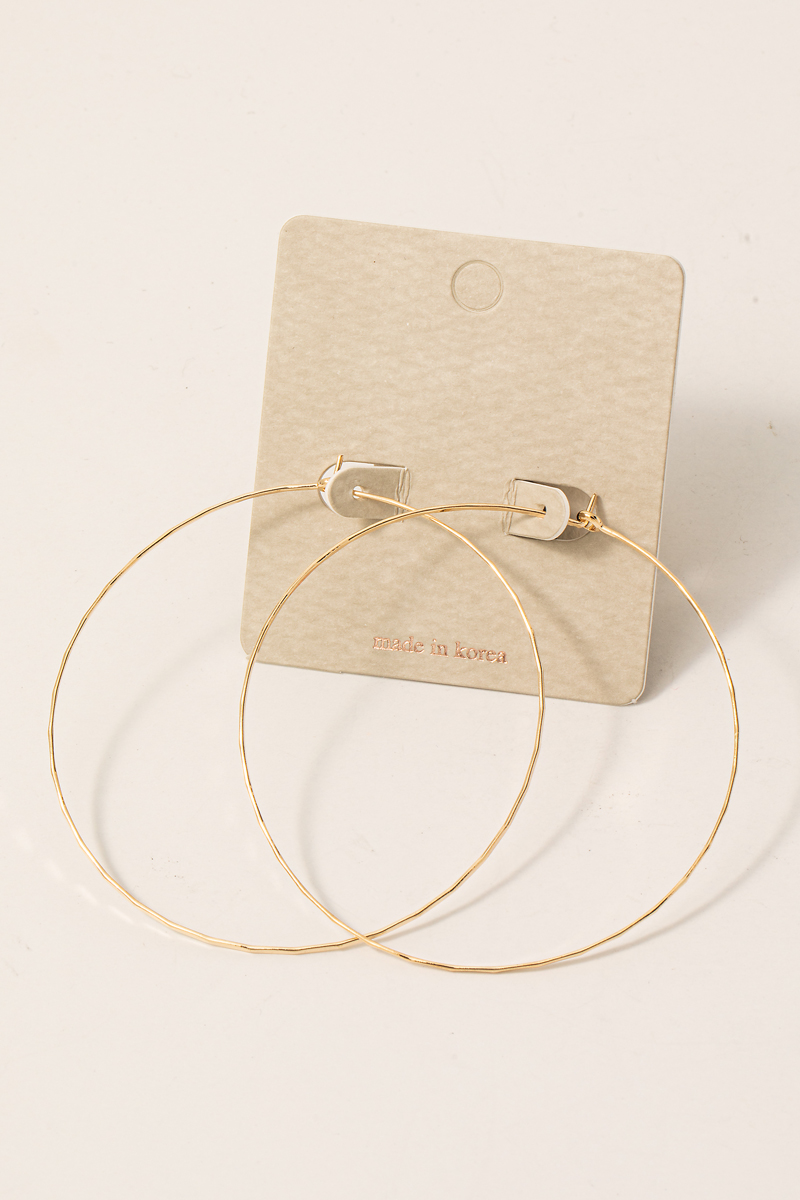 How do you use ear wire hoops?