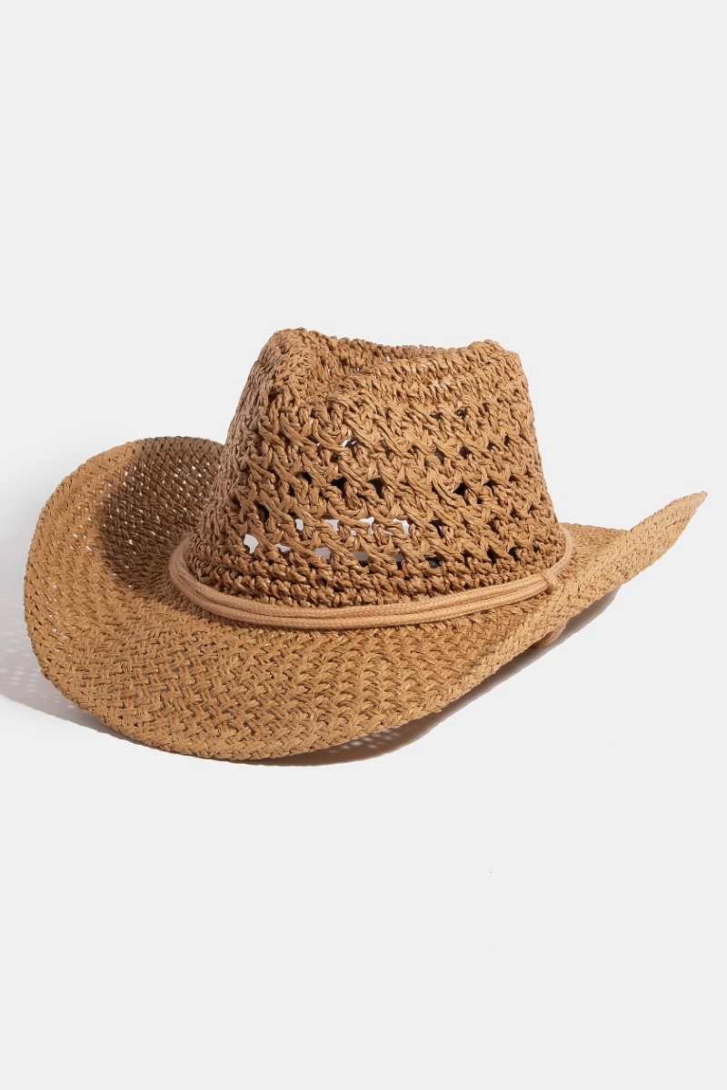 What is the material composition of the hat?