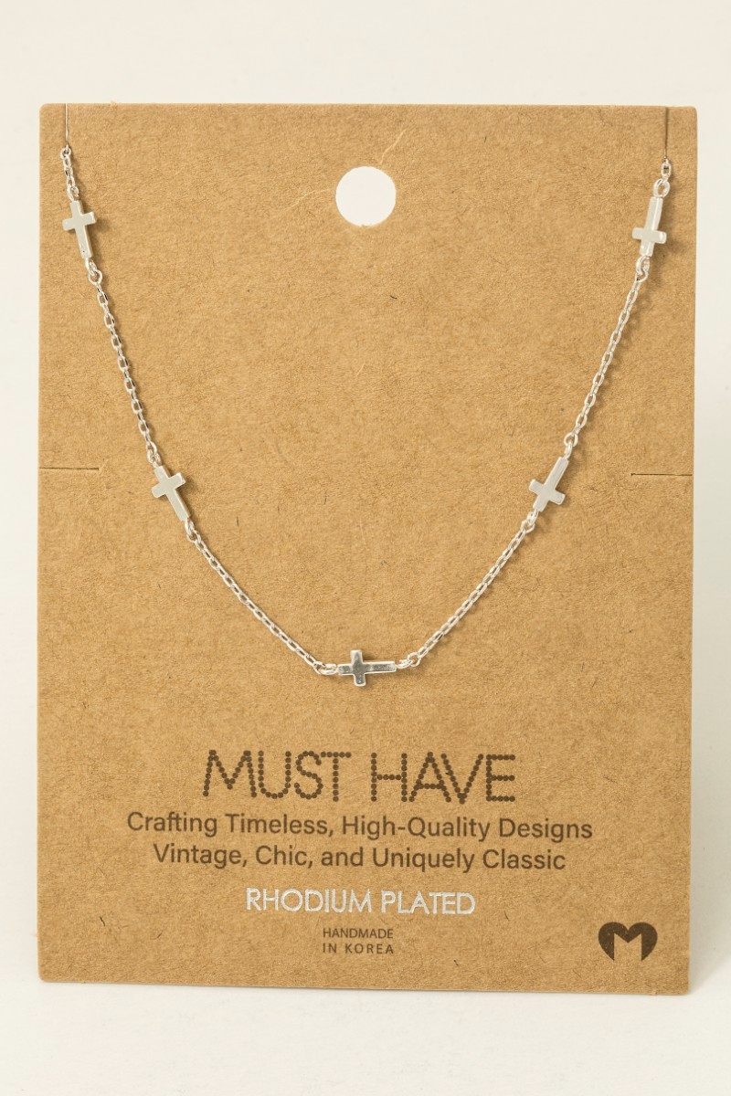 What is the meaning of wearing a cross necklace?