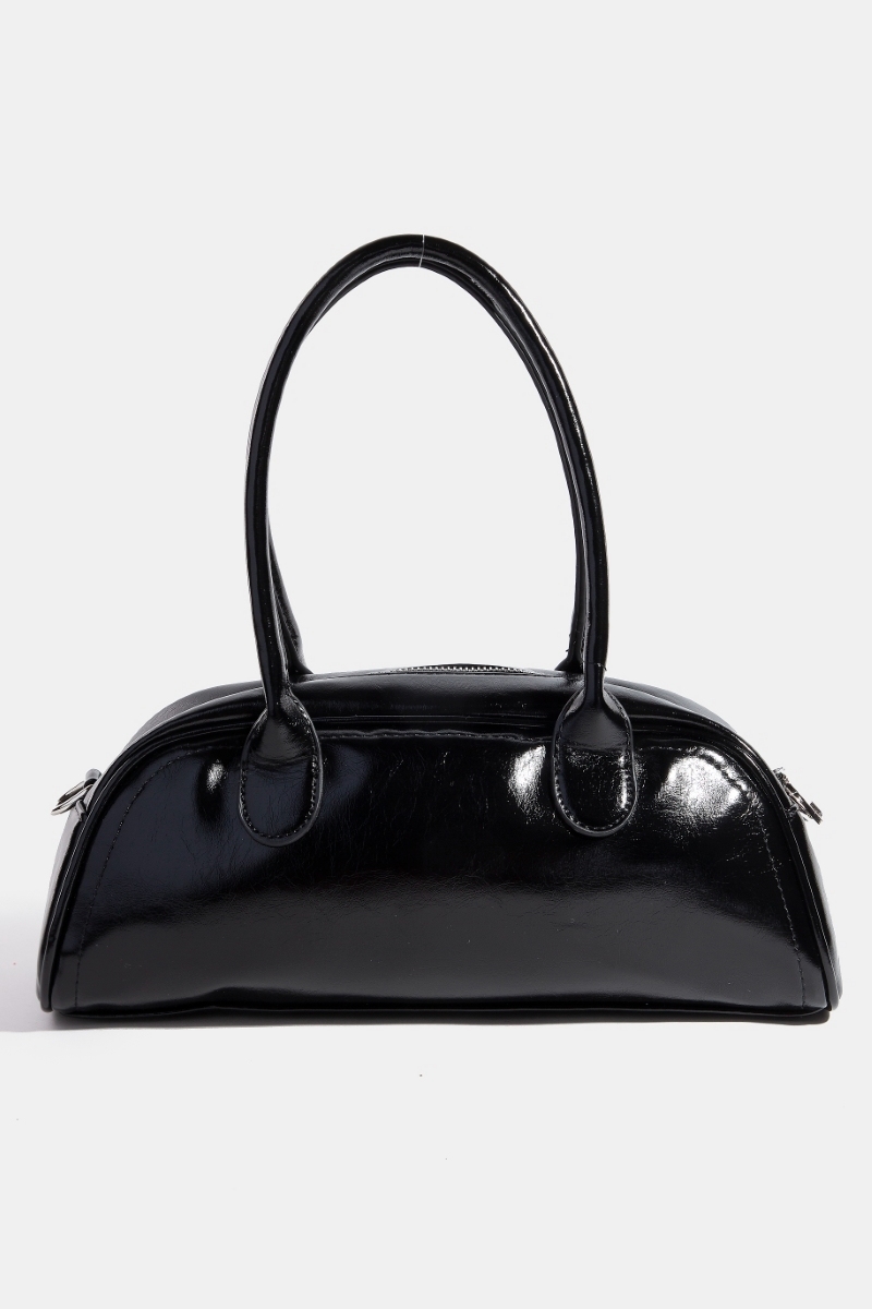 What material is the hand bag made of?
