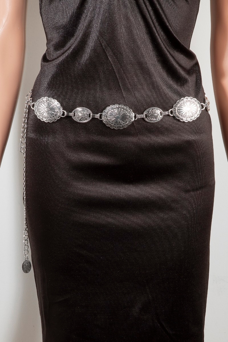 What material is the chain belt made of?