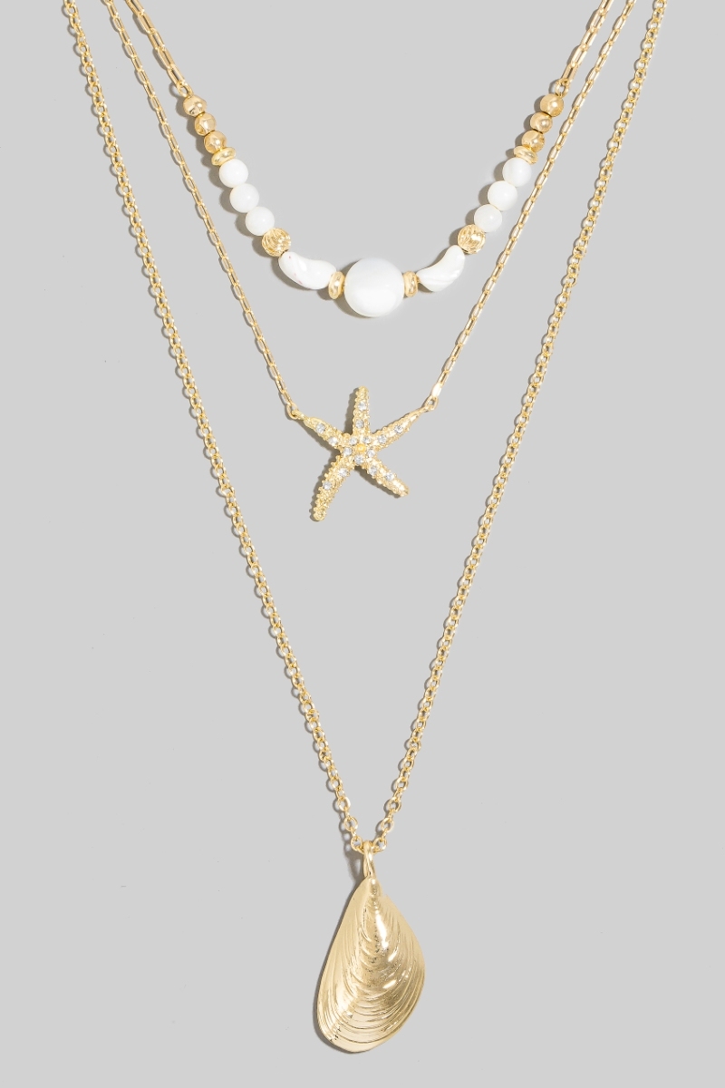 What percentage of the necklace is made of brass?