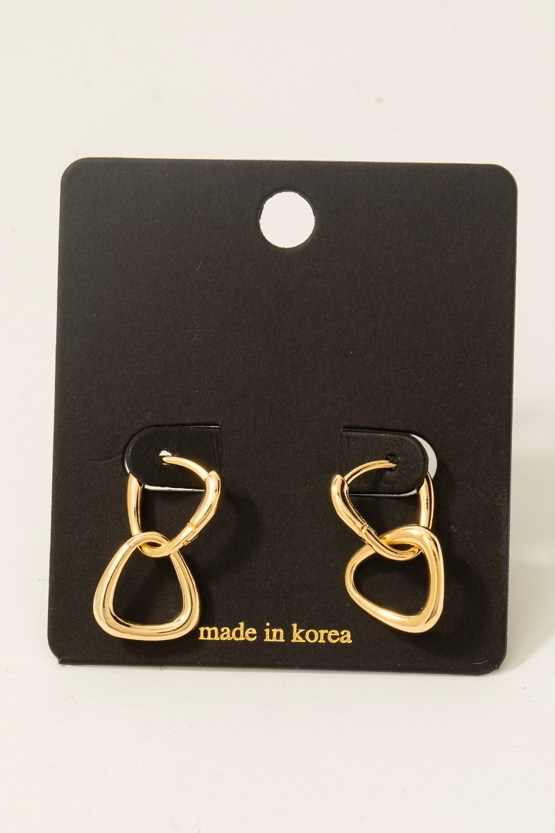 Double Triangular Link Hoop Earrings Questions & Answers