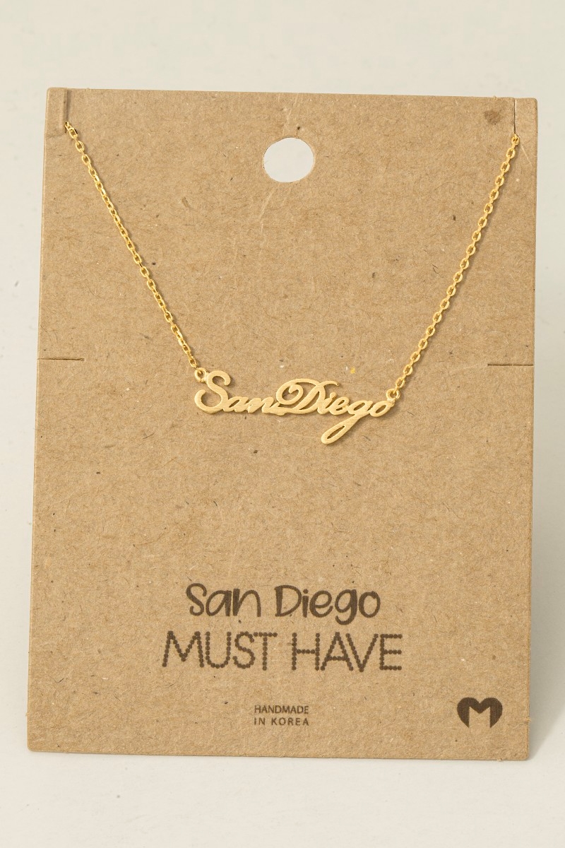 What is the material of the necklace?