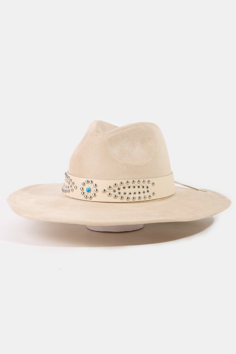 What is the material composition of the hat?
