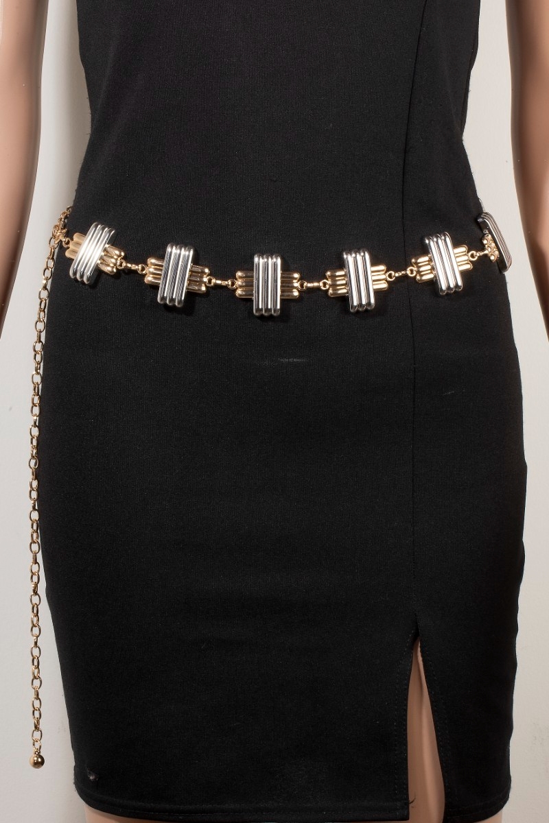 What is the material composition of the chain belt?