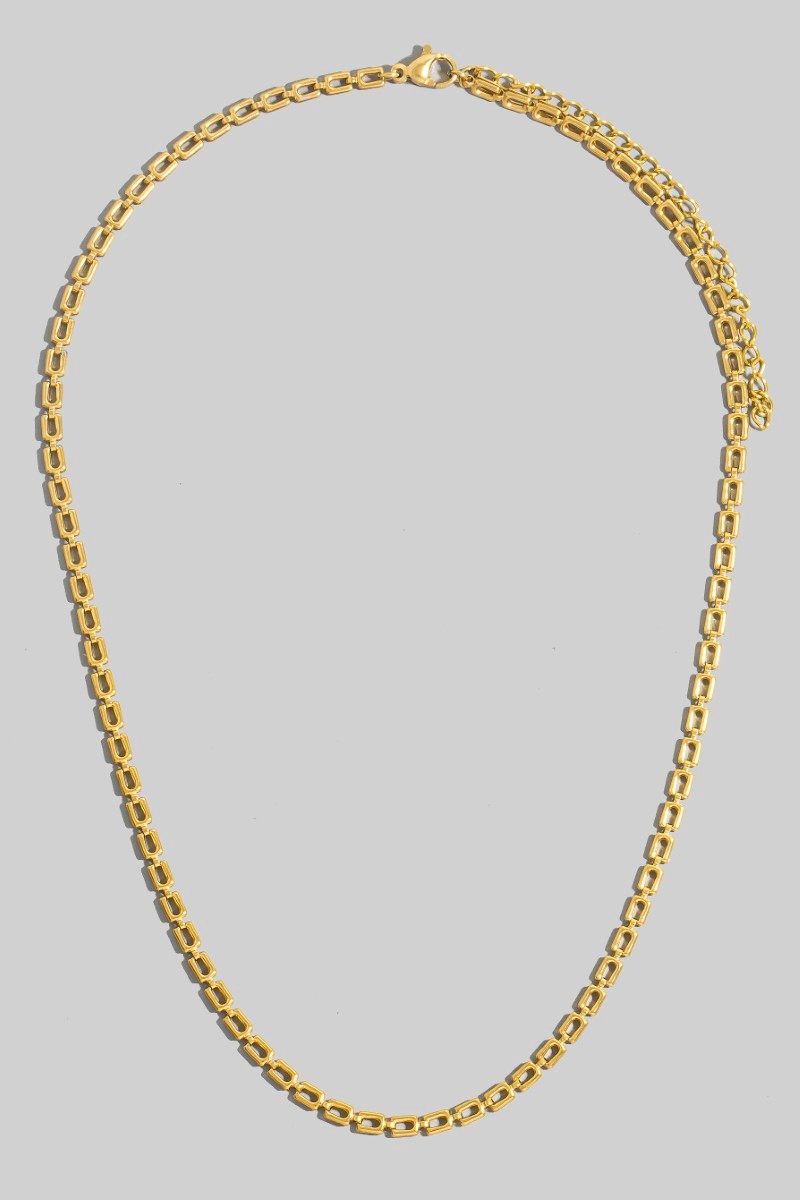 What material is the necklace made of?